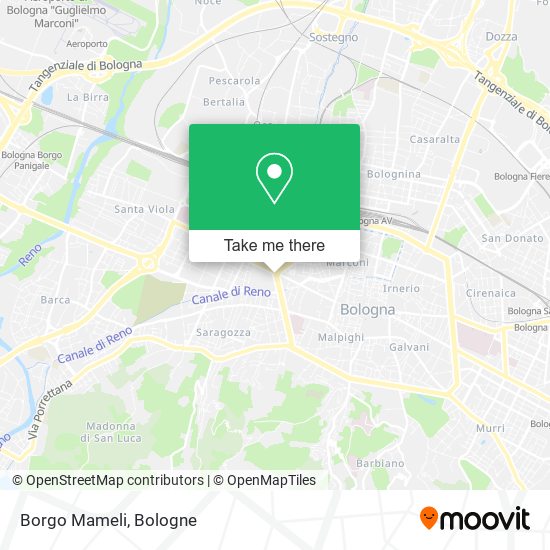 Borgo Mameli map