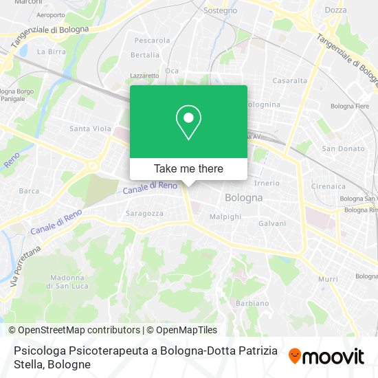 Psicologa Psicoterapeuta a Bologna-Dotta Patrizia Stella map