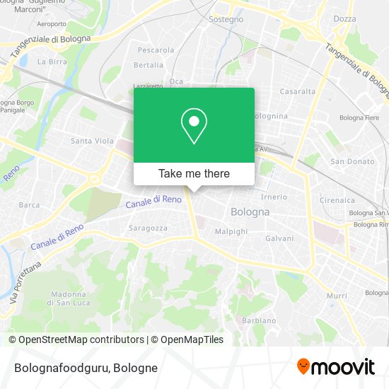 Bolognafoodguru map