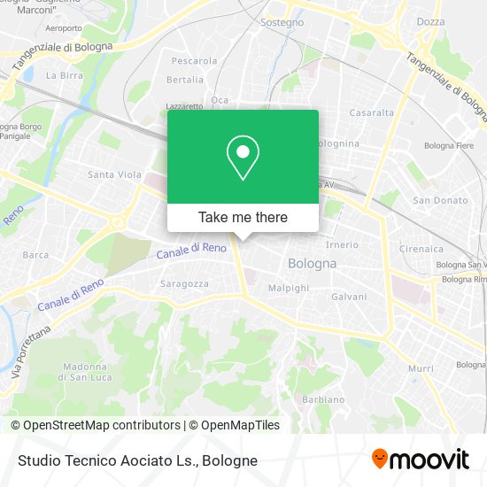 Studio Tecnico Aociato Ls. map