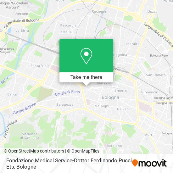 Fondazione Medical Service-Dottor Ferdinando Pucci Ets map
