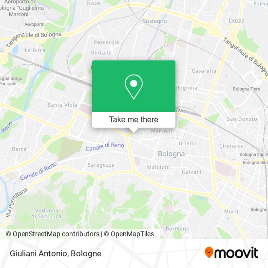 Giuliani Antonio map