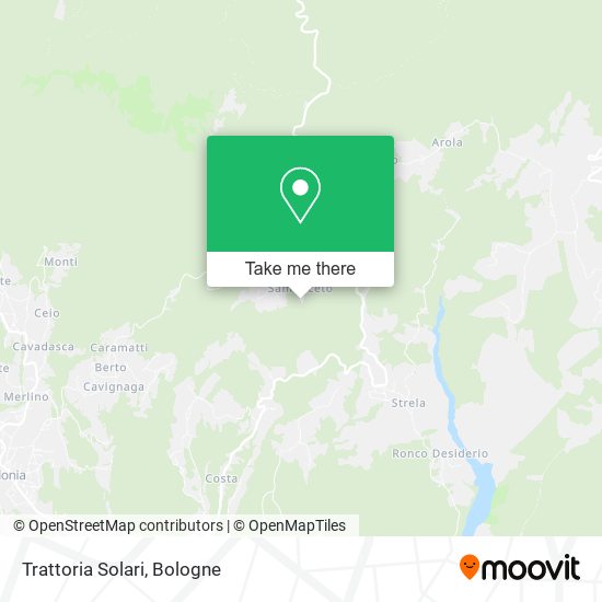 Trattoria Solari map