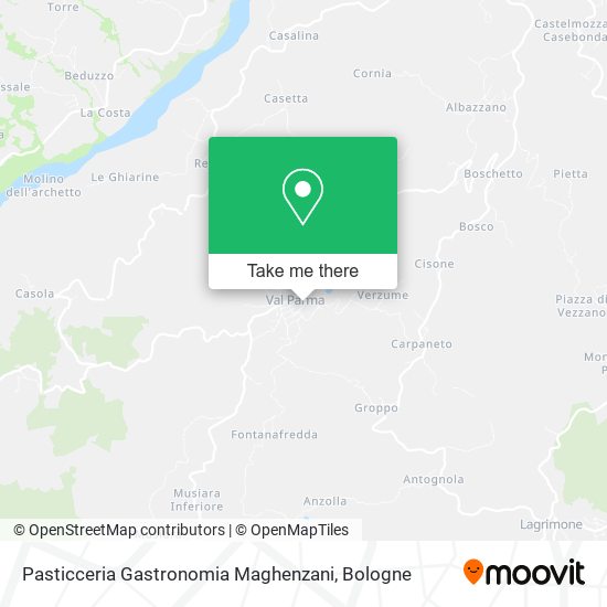 Pasticceria Gastronomia Maghenzani map