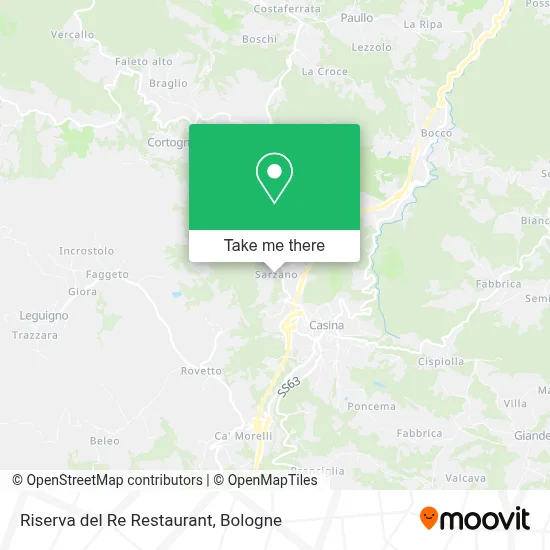 Riserva del Re Restaurant map