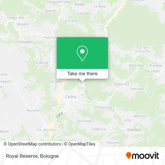 Royal Reserve map