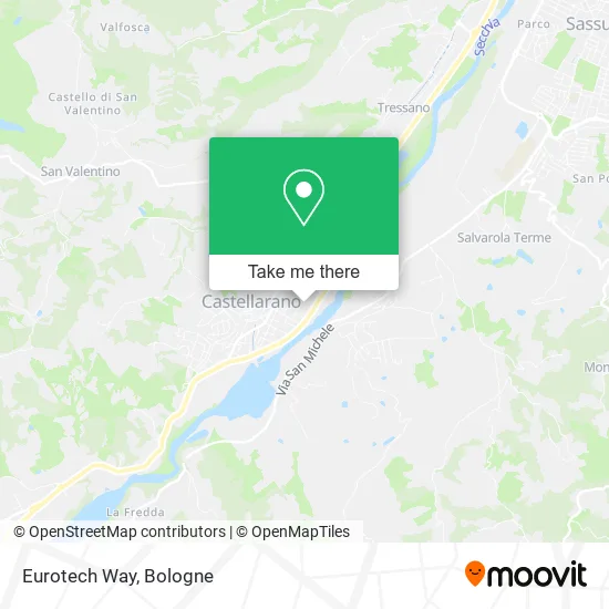 Eurotech Way map