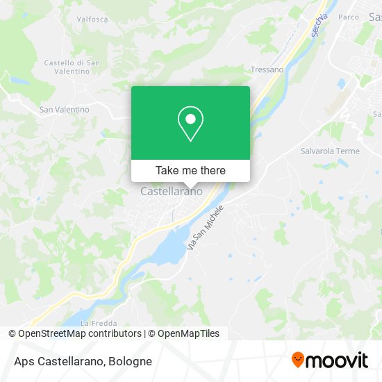 Aps Castellarano map