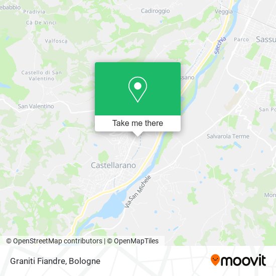 Graniti Fiandre map
