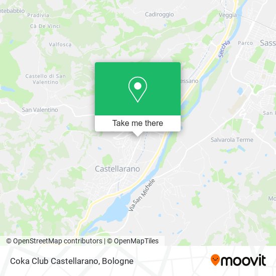 Coka Club Castellarano map