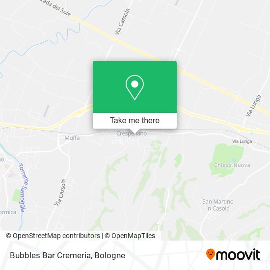 Bubbles Bar Cremeria map