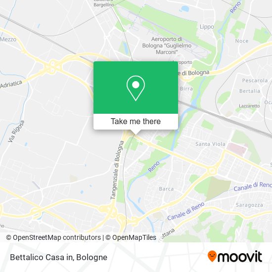 Bettalico Casa in map