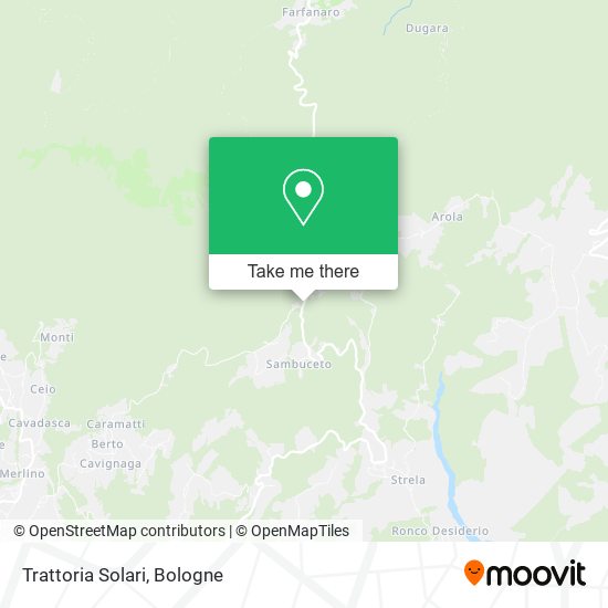 Trattoria Solari map