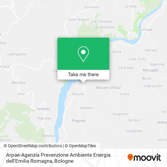 Arpae-Agenzia Prevenzione Ambiente Energia dell'Emilia Romagna map