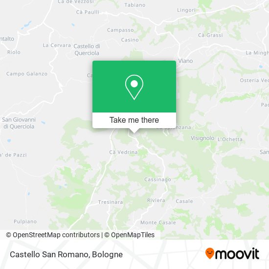 Castello San Romano map