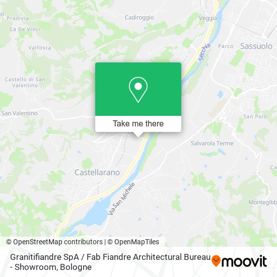 Granitifiandre SpA / Fab Fiandre Architectural Bureau - Showroom map