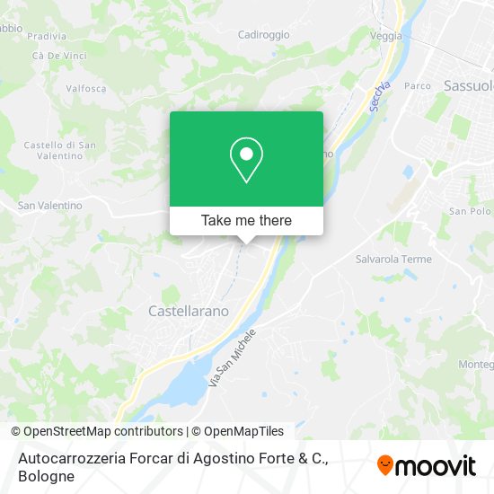 Autocarrozzeria Forcar di Agostino Forte & C. map