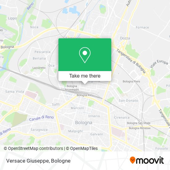Versace Giuseppe map