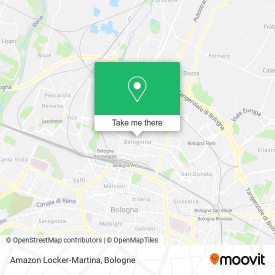 Amazon Locker-Martina map