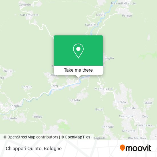Chiappari Quinto map