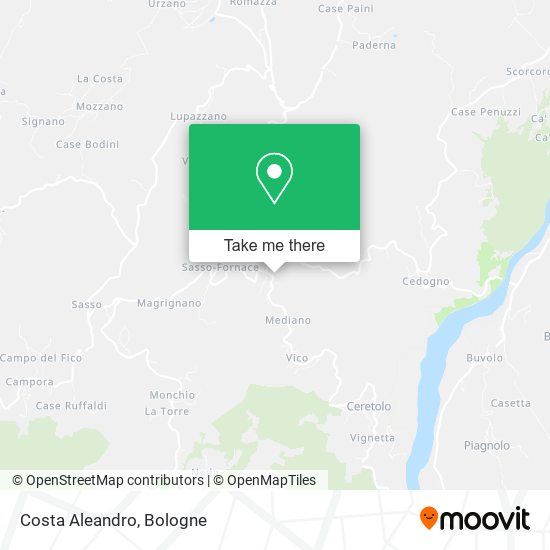Costa Aleandro map