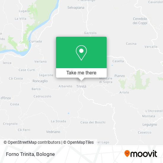 Forno Trinita map