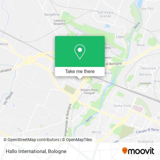 Hallo International map