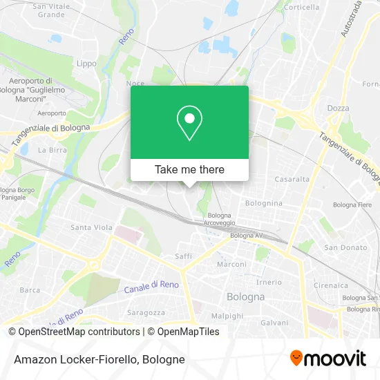 Amazon Locker-Fiorello map