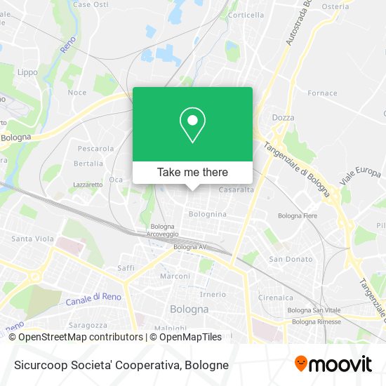 Sicurcoop Societa' Cooperativa map