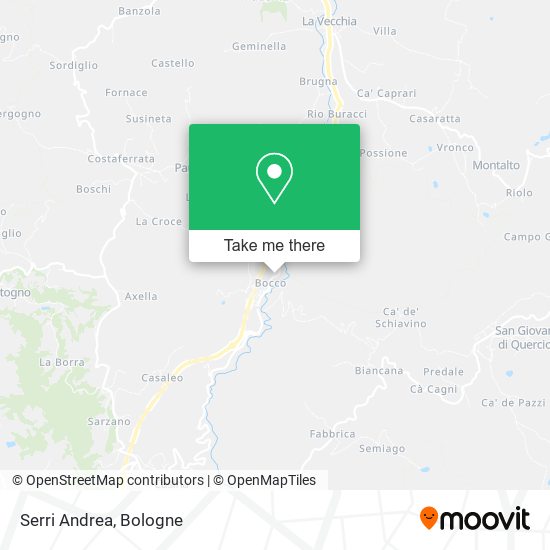 Serri Andrea map