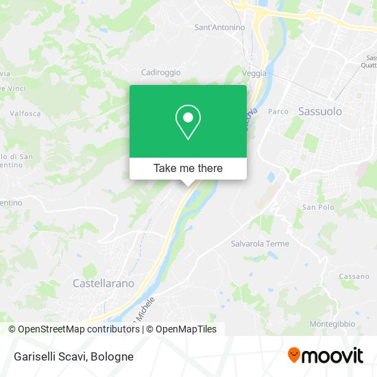 Gariselli Scavi map