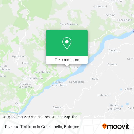 Pizzeria Trattoria la Genzianella map