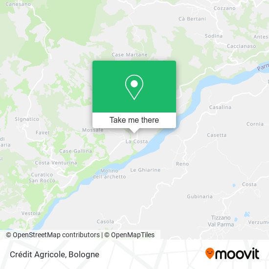 Crédit Agricole map
