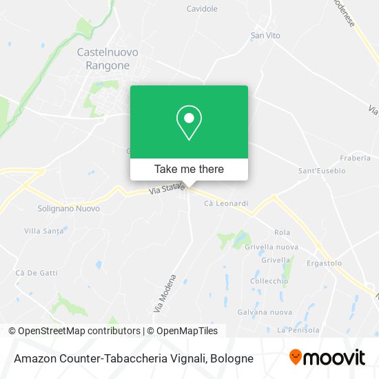 Amazon Counter-Tabaccheria Vignali map