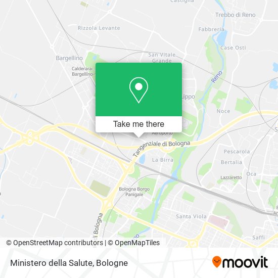Ministero della Salute map