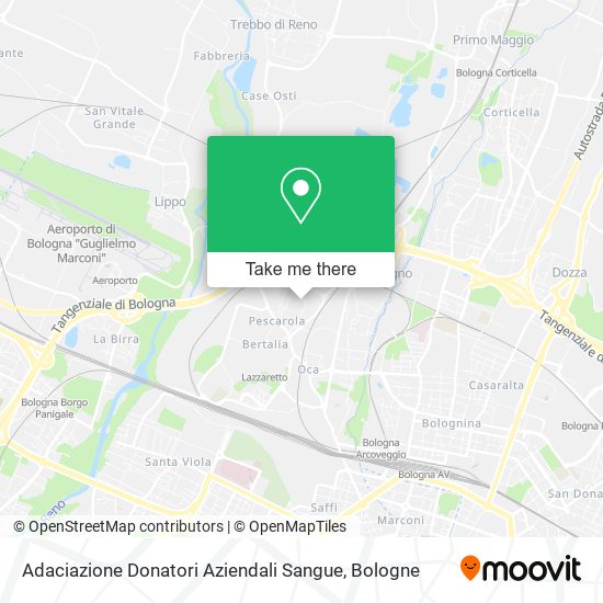 Adaciazione Donatori Aziendali Sangue map