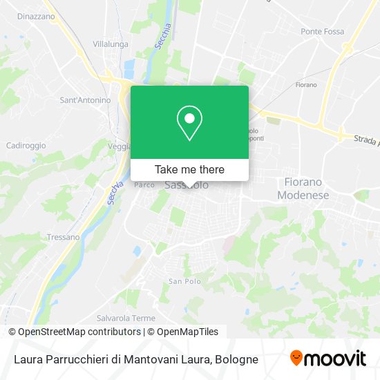 Laura Parrucchieri di Mantovani Laura map