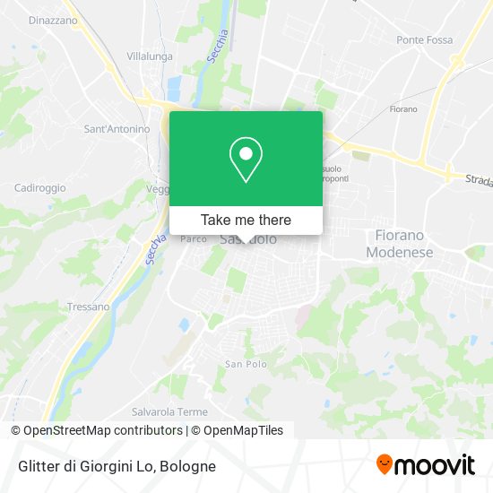 Glitter di Giorgini Lo map