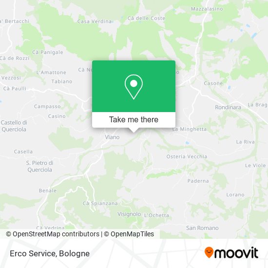 Erco Service map