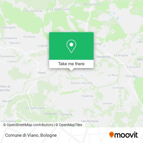 Comune di Viano map