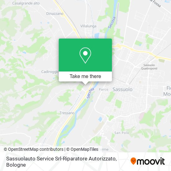 Sassuolauto Service Srl-Riparatore Autorizzato map