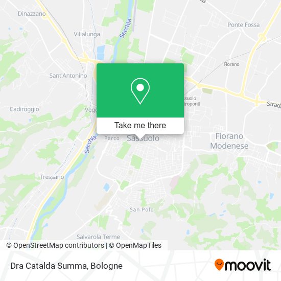 Dra Catalda Summa map