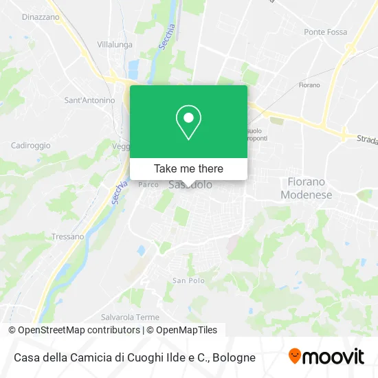 Casa della Camicia di Cuoghi Ilde e C. map