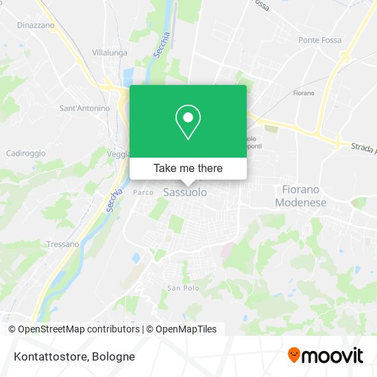 Kontattostore map