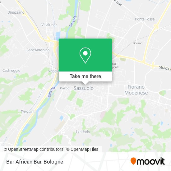 Bar African Bar map