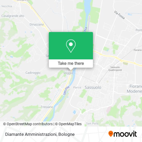 Diamante Amministrazioni map