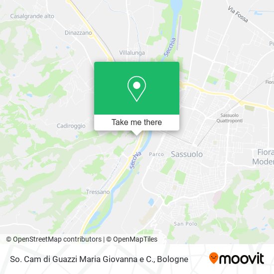 So. Cam di Guazzi Maria Giovanna e C. map