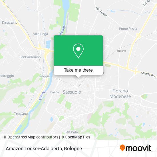 Amazon Locker-Adalberta map