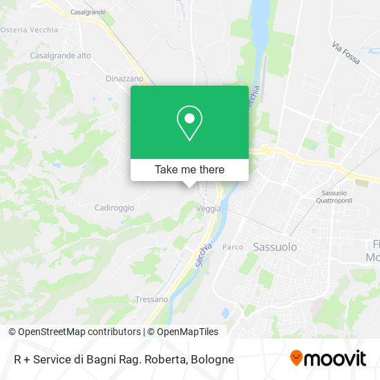 R + Service di Bagni Rag. Roberta map