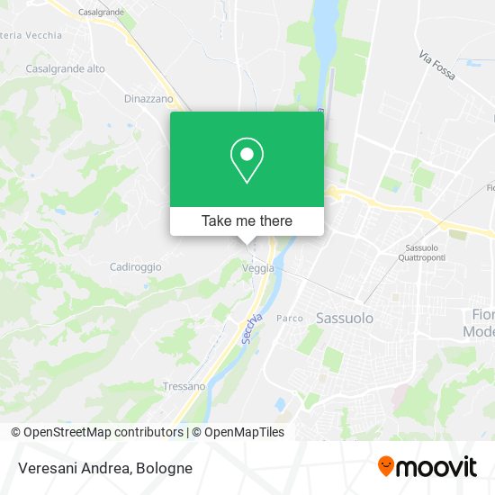 Veresani Andrea map